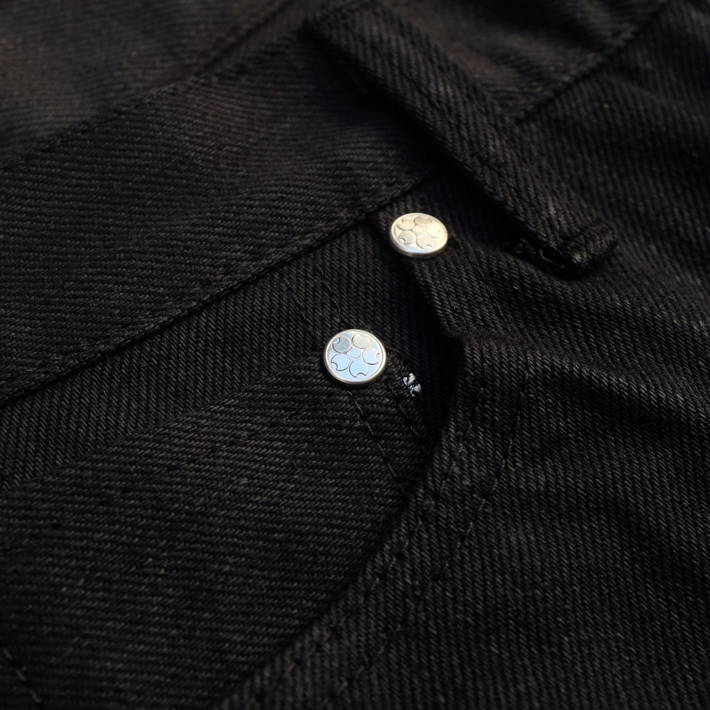 OD+SJ 17oz. "Kuro" Black x Black Selvedge Jeans (Comfort Tapered) - Okayama Denim Jeans - Selvedge