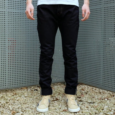 OD+SJ 17oz. "Wagami II" Indigo x Black Selvedge Jeans (Comfort Tapered)