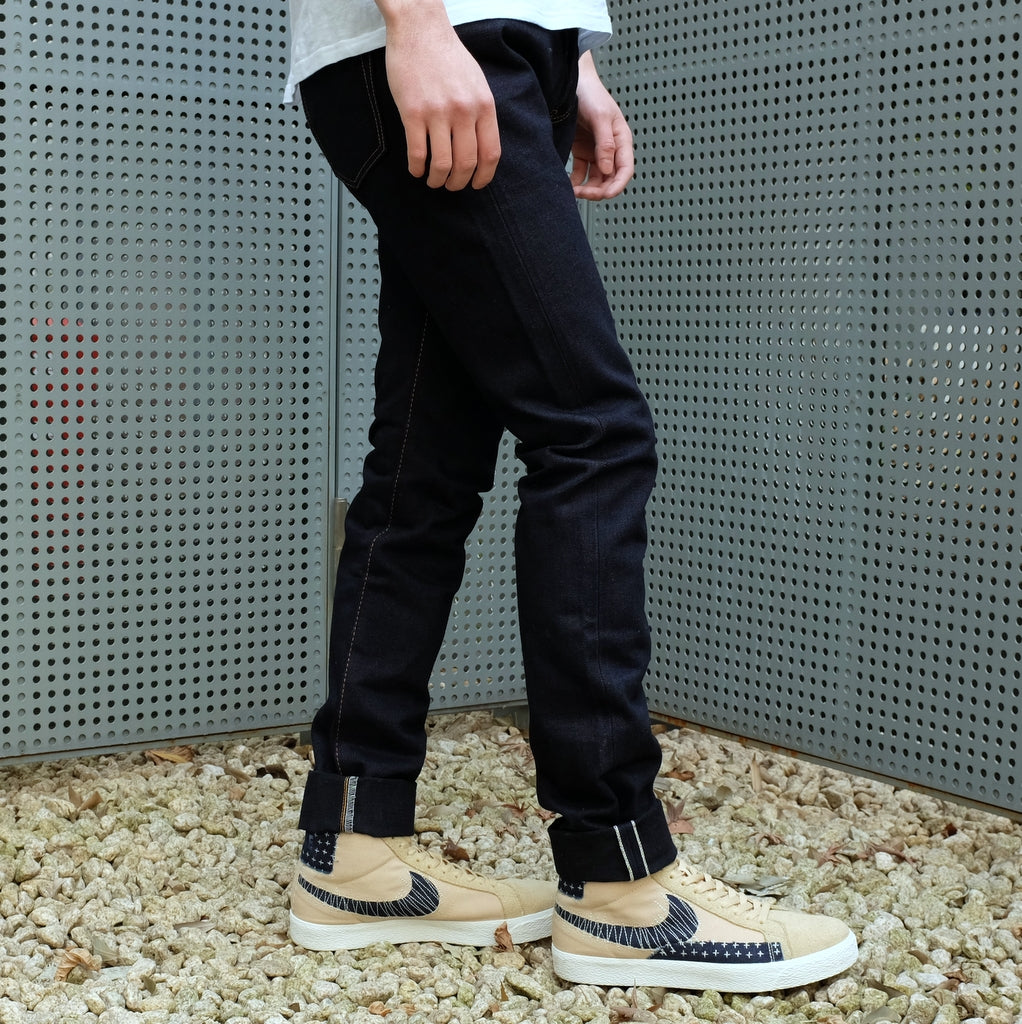 OD+SJ 17oz. "Wagami II" Indigo x Black Selvedge Jeans (Comfort Tapered)