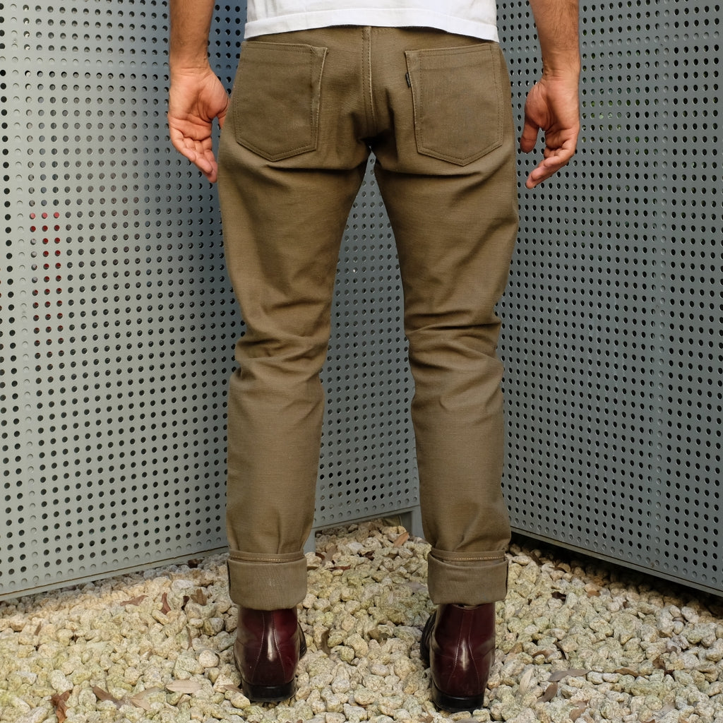 OD+SJ 15oz. "Cadet" Back Satin Jeans (Comfort Tapered) - Okayama Denim Jeans - Selvedge