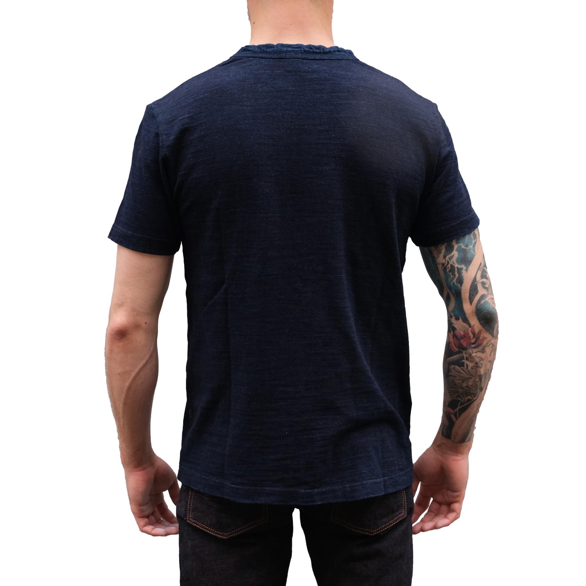 Pure Blue Japan Indigo Slub Pocket Tee