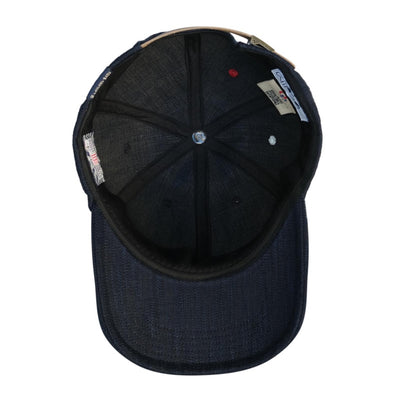 OD+FM Natural Indigo x Natural Sumi Selvedge Denim 6-Panel Cap