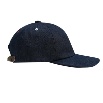 OD+FM Natural Indigo x Natural Sumi Selvedge Denim 6-Panel Cap