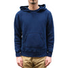 OD+LW Indigo Dyed Tompkins Knit After Hood Sweatshirt