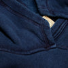 OD+LW Indigo Dyed Tompkins Knit After Hood Sweatshirt