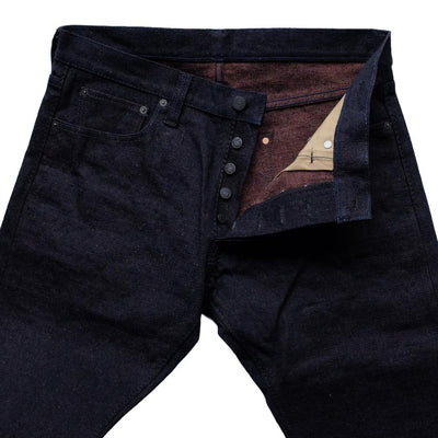 OD+PBJ 18oz. "Super Rough Kakishibu" Selvedge Jeans (Relaxed Tapered)