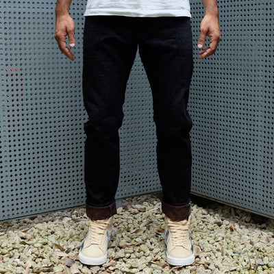 OD+PBJ 18oz. "Super Rough Kakishibu" Selvedge Jeans (Relaxed Tapered)