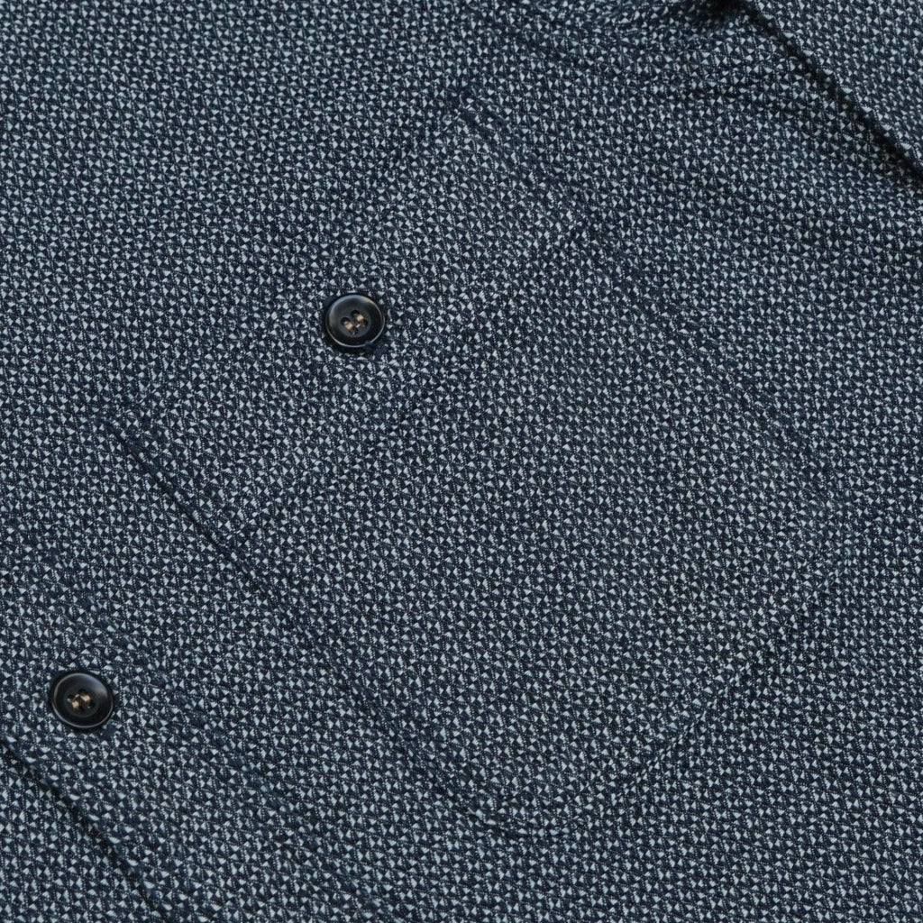 OD+SDA Indigo Diamond Jacquard Shirt