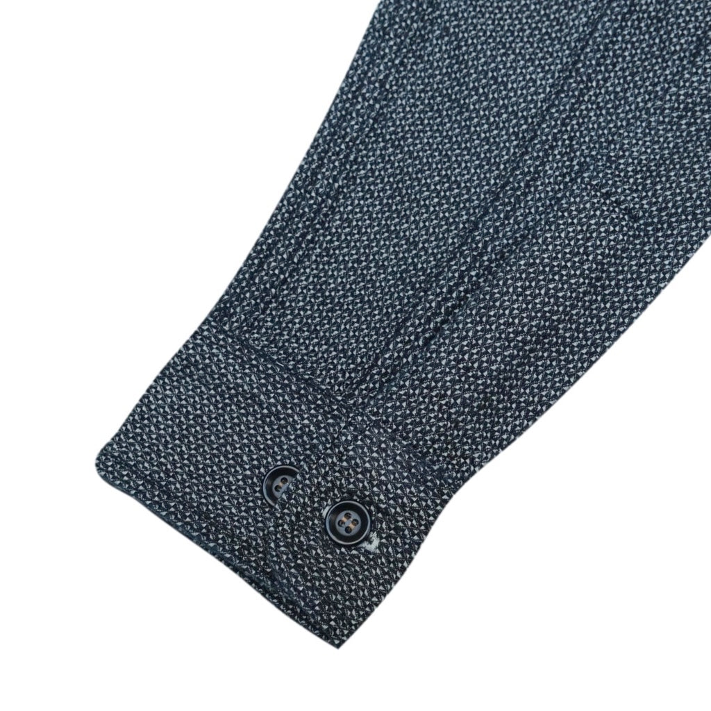 OD+SDA Indigo Diamond Jacquard Shirt