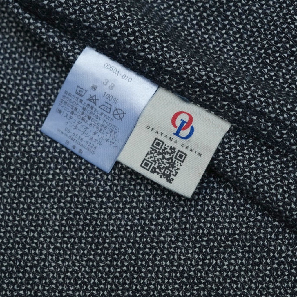 OD+SDA Indigo Diamond Jacquard Shirt