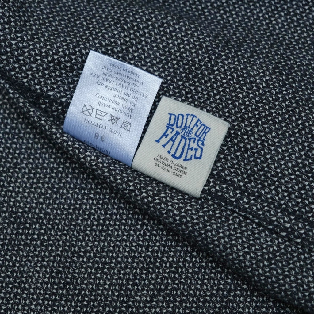 OD+SDA Indigo Diamond Jacquard Shirt