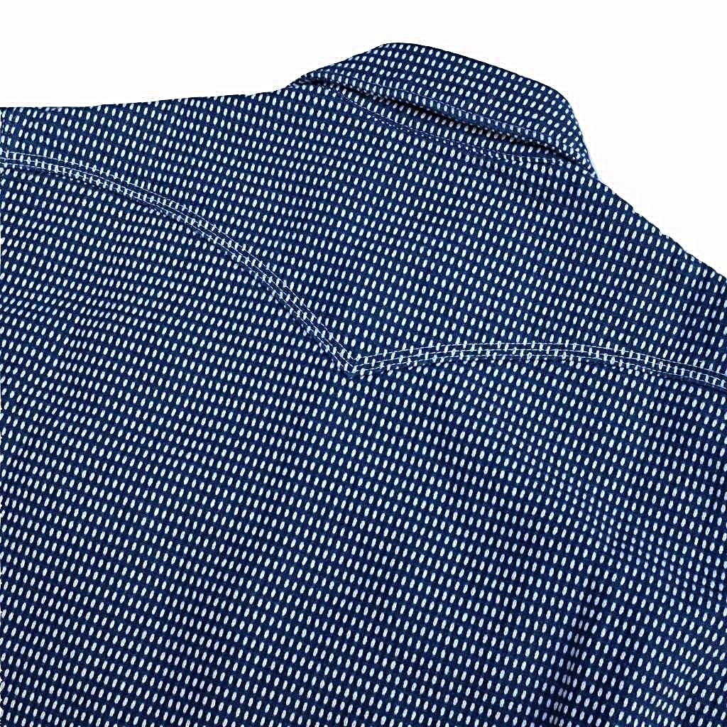 OD+MJ Indigo Sashiko Western Shirt - Okayama Denim Shirt - Selvedge