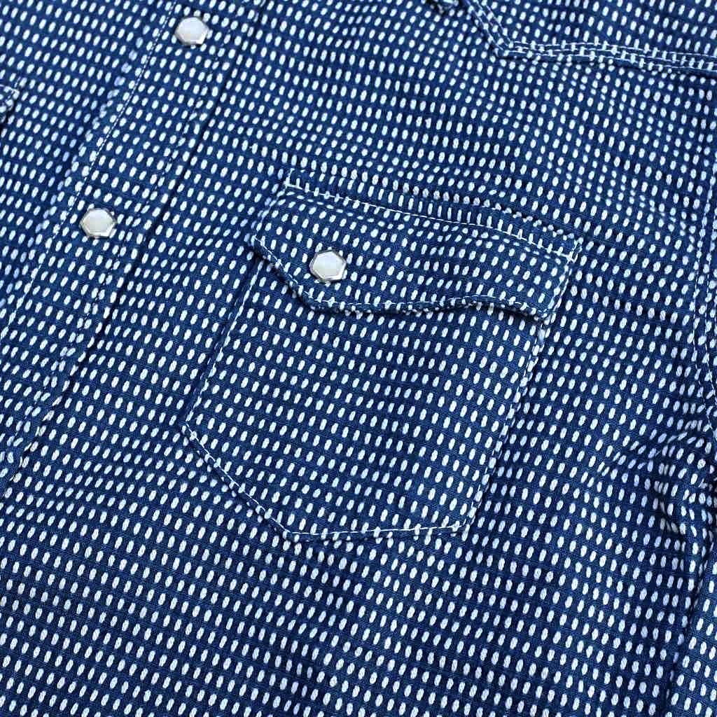 OD+MJ Indigo Sashiko Western Shirt - Okayama Denim Shirt - Selvedge