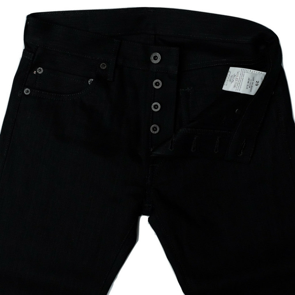 ODJB004 "Blackout" Selvedge Jeans (High Tapered) - Okayama Denim Jeans - Selvedge