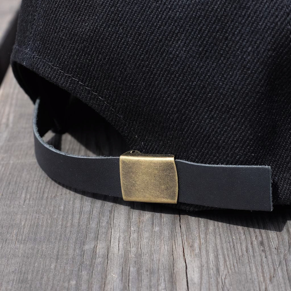 ODJB005 "Blackout" Baseball Cap - Okayama Denim Accessories - Selvedge