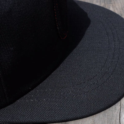 ODJB005 "Blackout" Baseball Cap - Okayama Denim Accessories - Selvedge