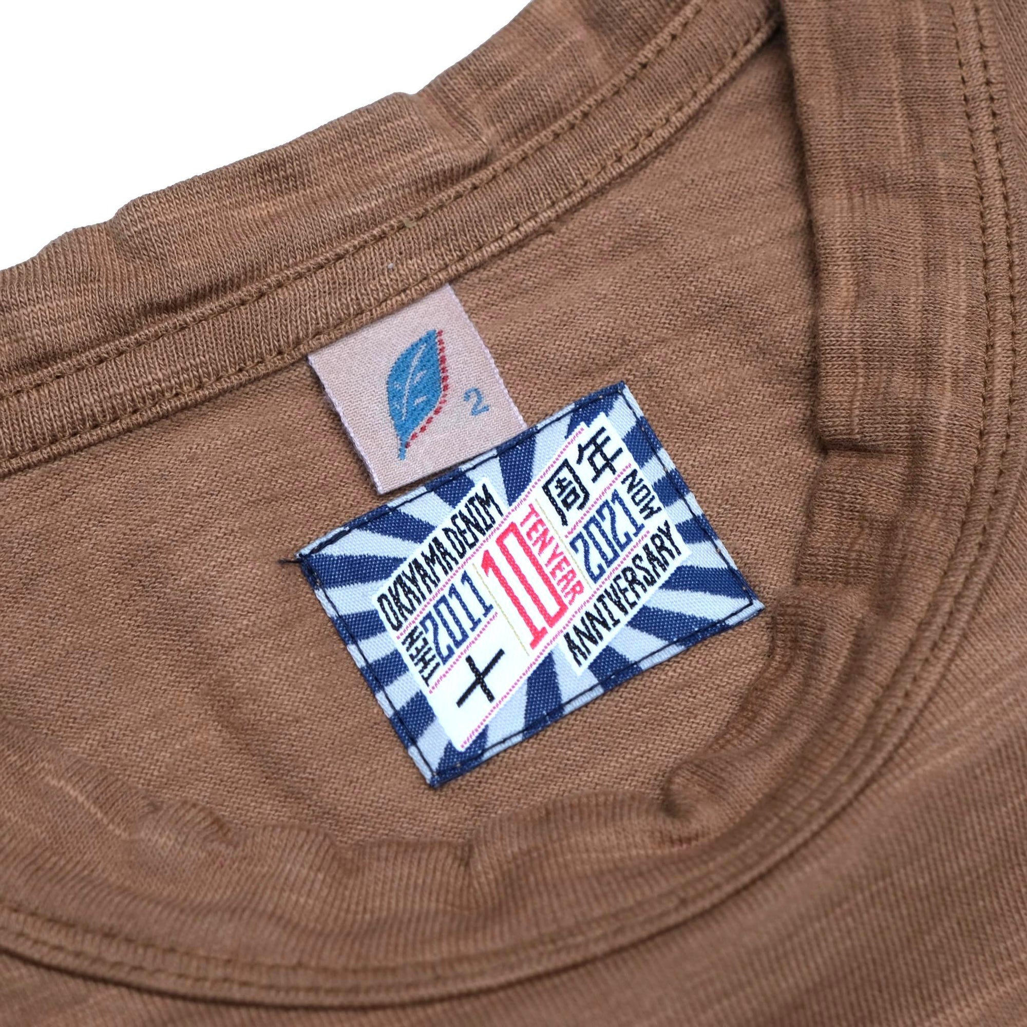 OD+PBJ Natural Kakishibu Slub Tee