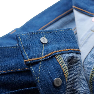 Pure Blue Japan 14.5oz. GRE-013 "Greencast Indigo" (Slim Tapered)