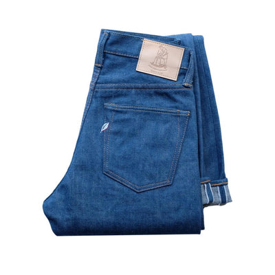 Pure Blue Japan 14.5oz. GRE-013 "Greencast Indigo" (Slim Tapered)