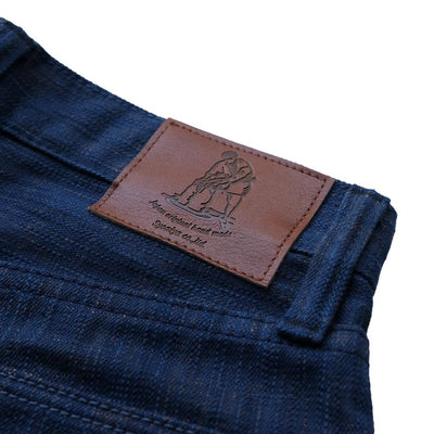 Pure Blue Japan KSAI-013 17.5oz. Natural Indigo x Kakishibu Selvedge Jeans (Slim Tapered)