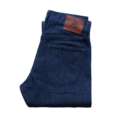 Pure Blue Japan KSAI-013 17.5oz. Natural Indigo x Kakishibu Selvedge Jeans (Slim Tapered)