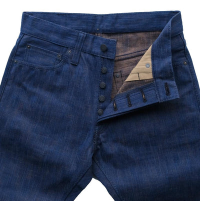 Pure Blue Japan KSAI-013 17.5oz. Natural Indigo x Kakishibu Selvedge Jeans (Slim Tapered)