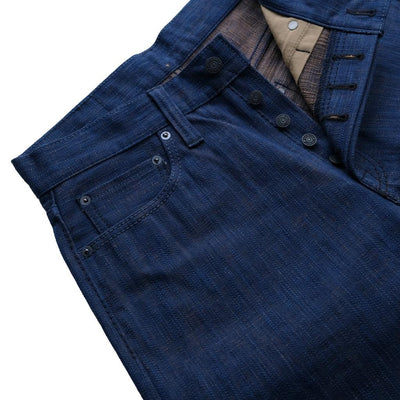 Pure Blue Japan KSAI-013 17.5oz. Natural Indigo x Kakishibu Selvedge Jeans (Slim Tapered)