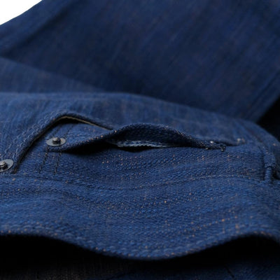 Pure Blue Japan KSAI-013 17.5oz. Natural Indigo x Kakishibu Selvedge Jeans (Slim Tapered)