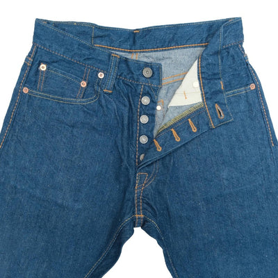 Pure Blue Japan 12oz-GRE-013 "Greencast Indigo" (Slim Tapered)