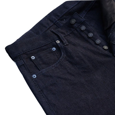 OD+PBJ 20th Anniversary 16oz. Deep Indigo Selvedge Jeans (Relaxed Tapered) - Okayama Denim Jeans - Selvedge