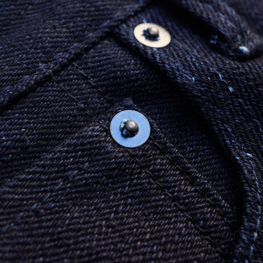 Japanese Selvedge Oxford Denim Fabric / Indigo (Japan Yoshiwa)