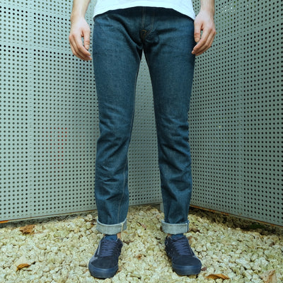 Pure Blue Japan 12oz-GRE-013 "Greencast Indigo" (Slim Tapered)