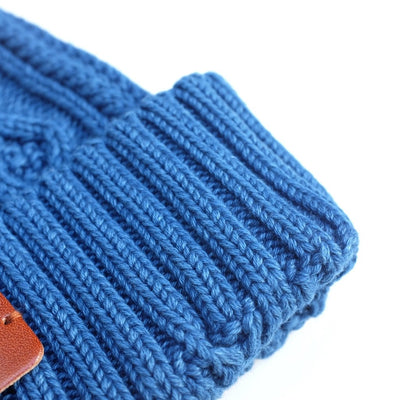 Pure Blue Japan Light Indigo Dyed Knit Beanie (3 Gauge Version) - Okayama Denim Accessories - Selvedge