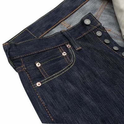 Pure Blue Japan AI-013 17.5oz. "Aizome" (Slim Tapered) - Okayama Denim Jeans - Selvedge