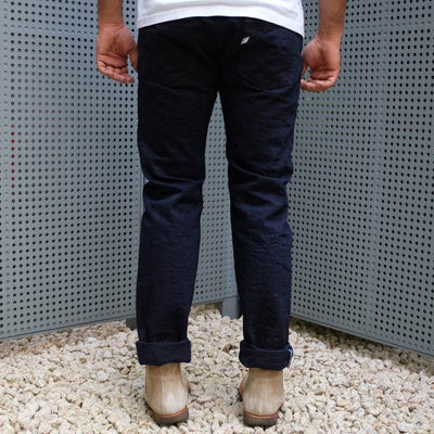 Pure Blue Japan AI-003-WID 17.5oz. Double Natural Indigo Selvedge Denim Jeans (Slim Tapered) - Okayama Denim Jeans - Selvedge