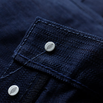 Pure Blue Japan AI-019-WID 17.5oz. Double Natural Indigo Selvedge Jeans (Relax Tapered)