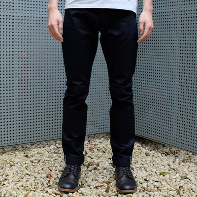 Pure Blue Japan AI-019-WID 17.5oz. Double Natural Indigo Selvedge Jeans (Relax Tapered)