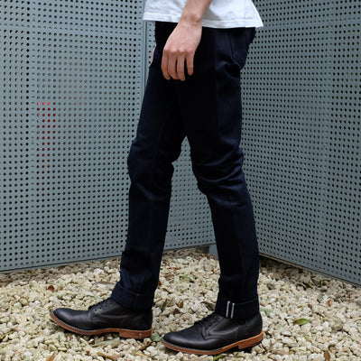 Pure Blue Japan AI-019-WID 17.5oz. Double Natural Indigo Selvedge Jeans (Relax Tapered)