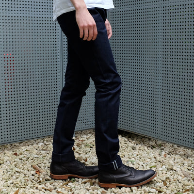 Pure Blue Japan AI-019-WID 17.5oz. Double Natural Indigo Selvedge Jeans (Relax Tapered)