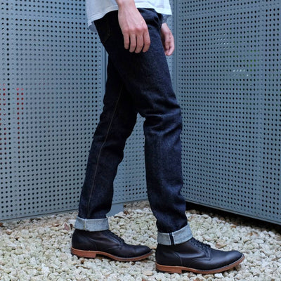 Pure Blue Japan NP-019 (Relaxed Tapered) - Okayama Denim Jeans - Selvedge