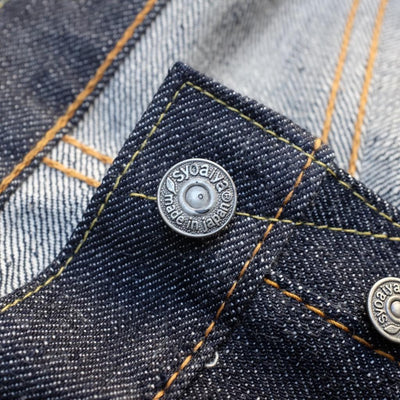 Pure Blue Japan PBE-019 (Relaxed Tapered) - Okayama Denim Jeans - Selvedge