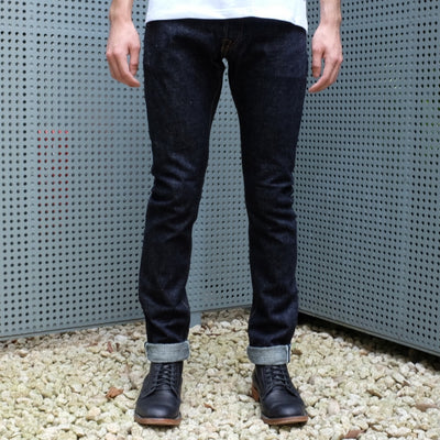 Pure Blue Japan SLB-019 (Relaxed Tapered) - Okayama Denim Jeans - Selvedge