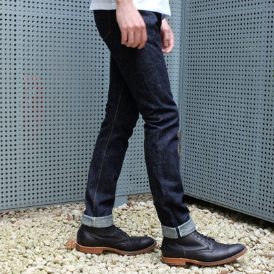 Pure Blue Japan SLB-019 (Relaxed Tapered) - Okayama Denim Jeans - Selvedge