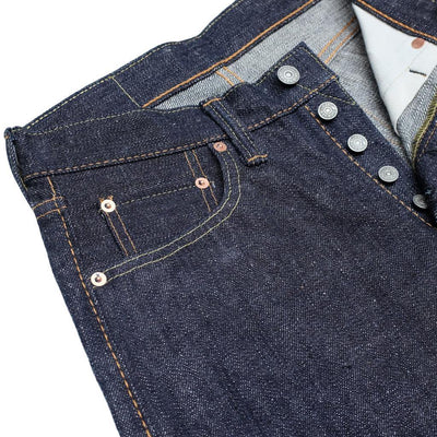 Pure Blue Japan SLB-019 (Relaxed Tapered) - Okayama Denim Jeans - Selvedge