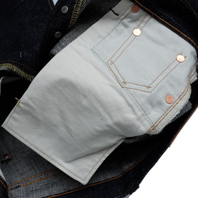 Pure Blue Japan SLB-019 (Relaxed Tapered) - Okayama Denim Jeans - Selvedge