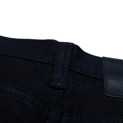 Pure Blue Japan XX-18oz-013 Indigo x Black (Slim Tapered) - Okayama Denim Jeans - Selvedge