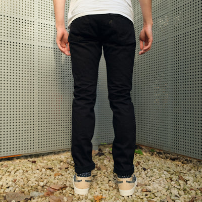 Pure Blue Japan XX-18oz-013 Indigo x Black (Slim Tapered)