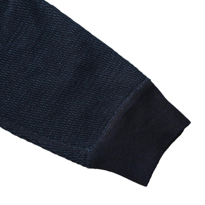 Pure Blue Japan Indigo Honeycomb Thermal L/S Tee