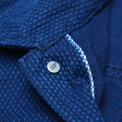Pure Blue Japan Type II Double Natural Indigo Sashiko Selvedge Jacket