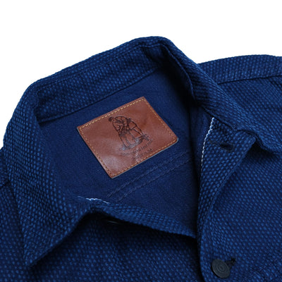 Pure Blue Japan Type II Double Natural Indigo Sashiko Selvedge Jacket